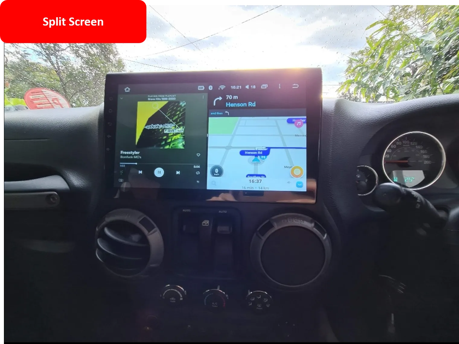 Car Dealz 10.2 Android 10.0 For Mitsubishi Outlander 1 2002 - 2008 In Dash Plus OEM Fascia