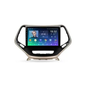 Car Dealz Premium Advanced 4G Data Model 10.2" Android 12.0 For Jeep Cherokee 5 KL 2014 - 2018 In Dash Plus OEM Fascia