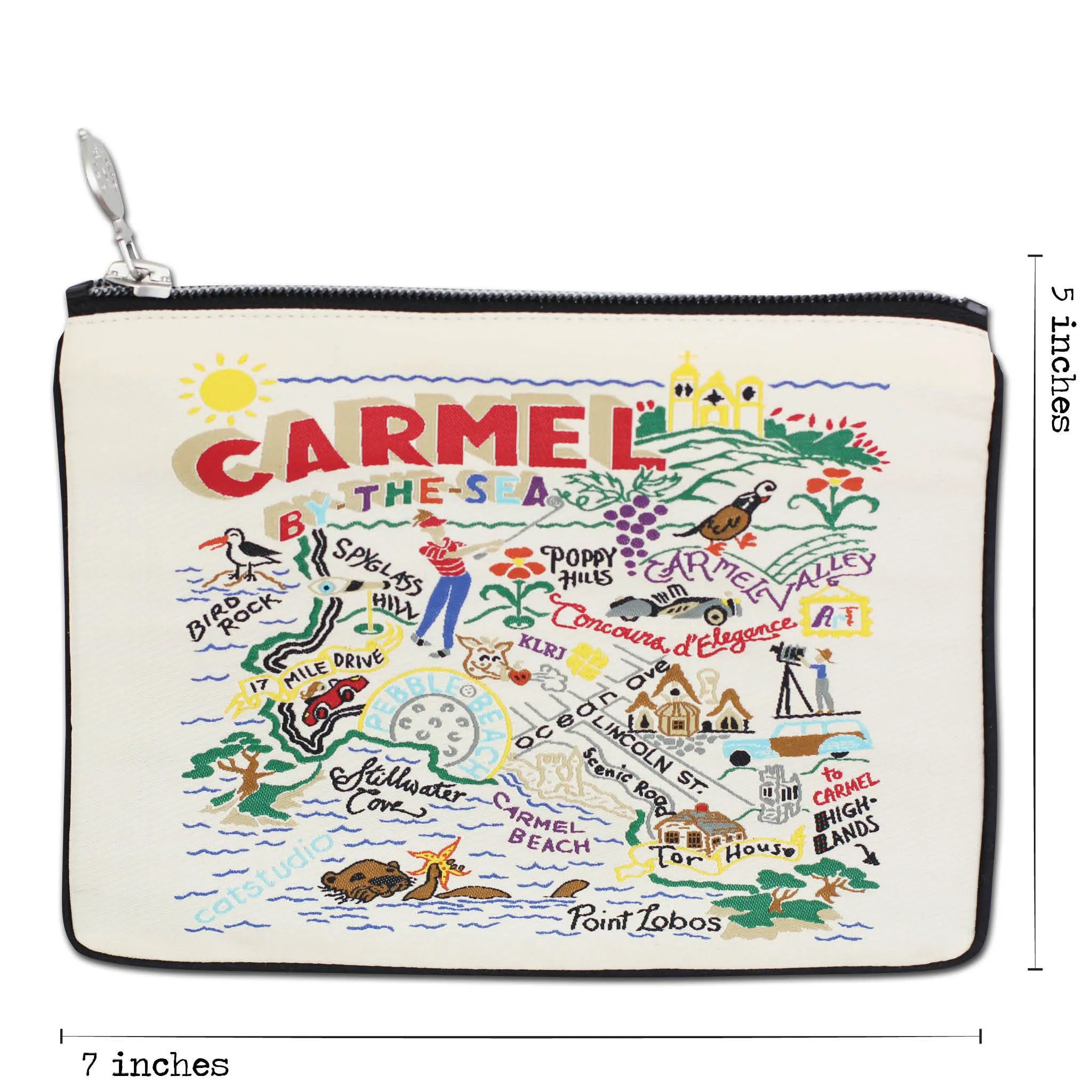 Carmel Zip Pouch - Natural