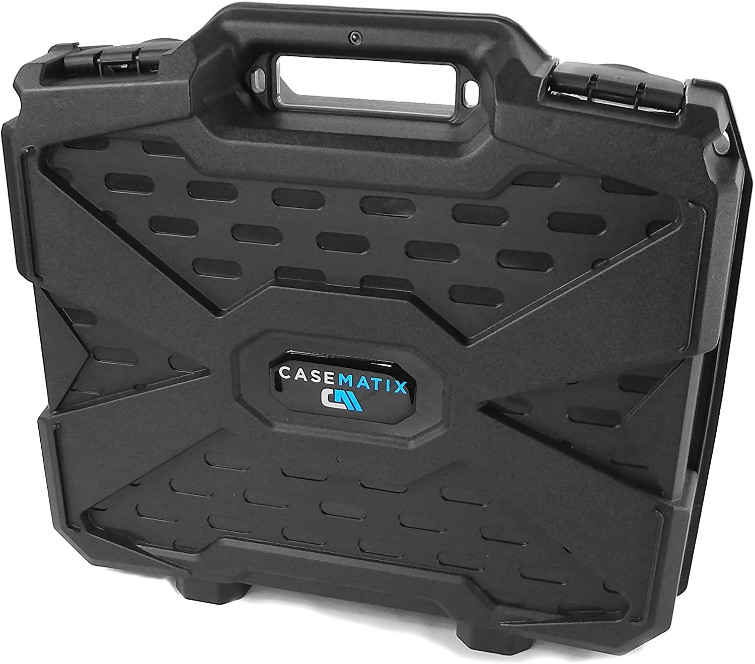 CASEMATIX Hard Shell Projector Travel Case with Customizable Interior Compatible with BenQ MX707, MH535FHD, MH535A, MW535A, HT1070A, MS524AE and More