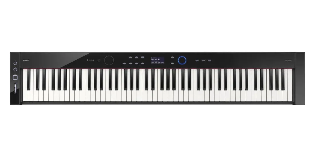 Casio Privia PX-S7000 88-Key Digital Piano with Stand & Pedals (Black)