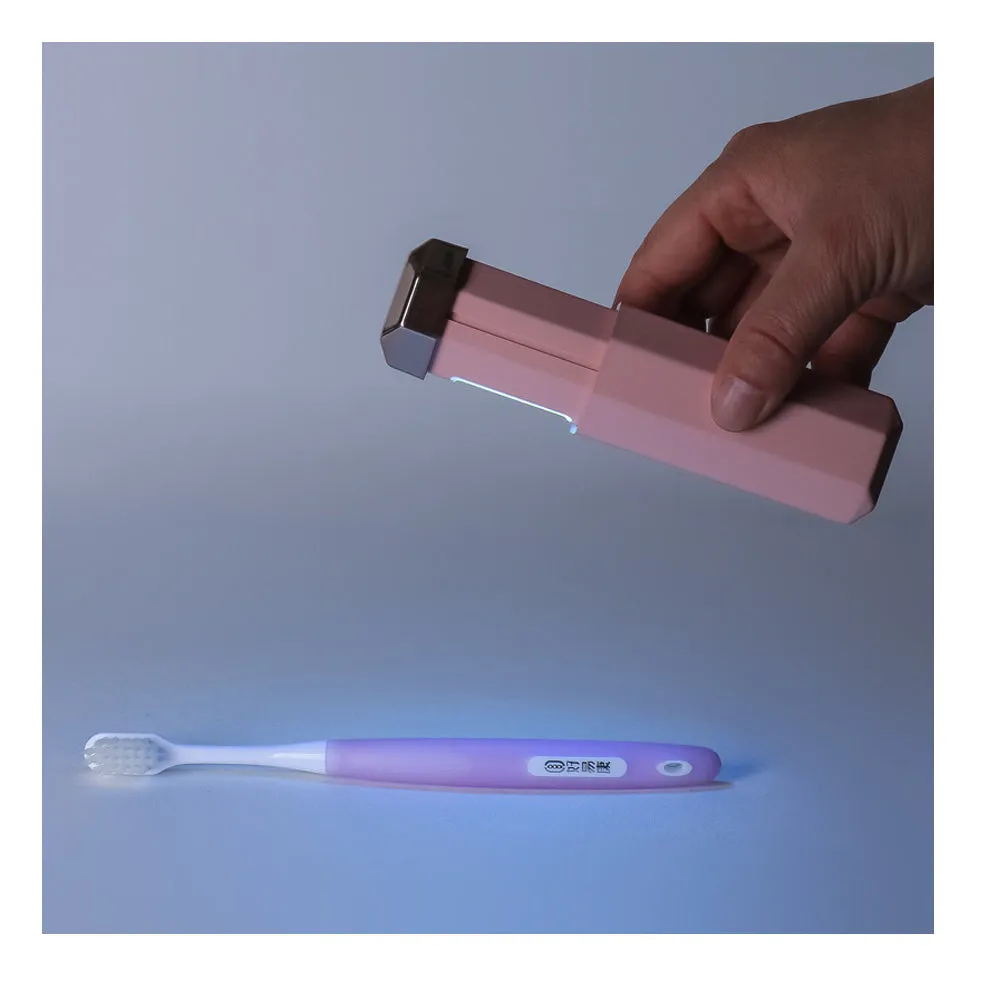 Chargeable Mini UV-C Sanitizer and Disinfection Stick - Pink Finish