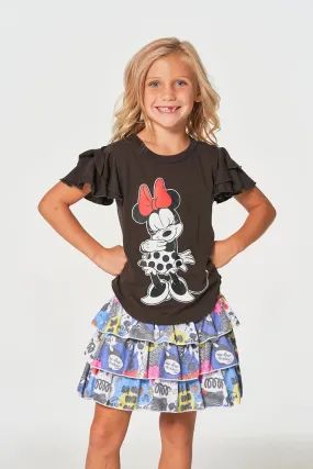 Chaser Minnie Mouse Red Bow S/S Tee