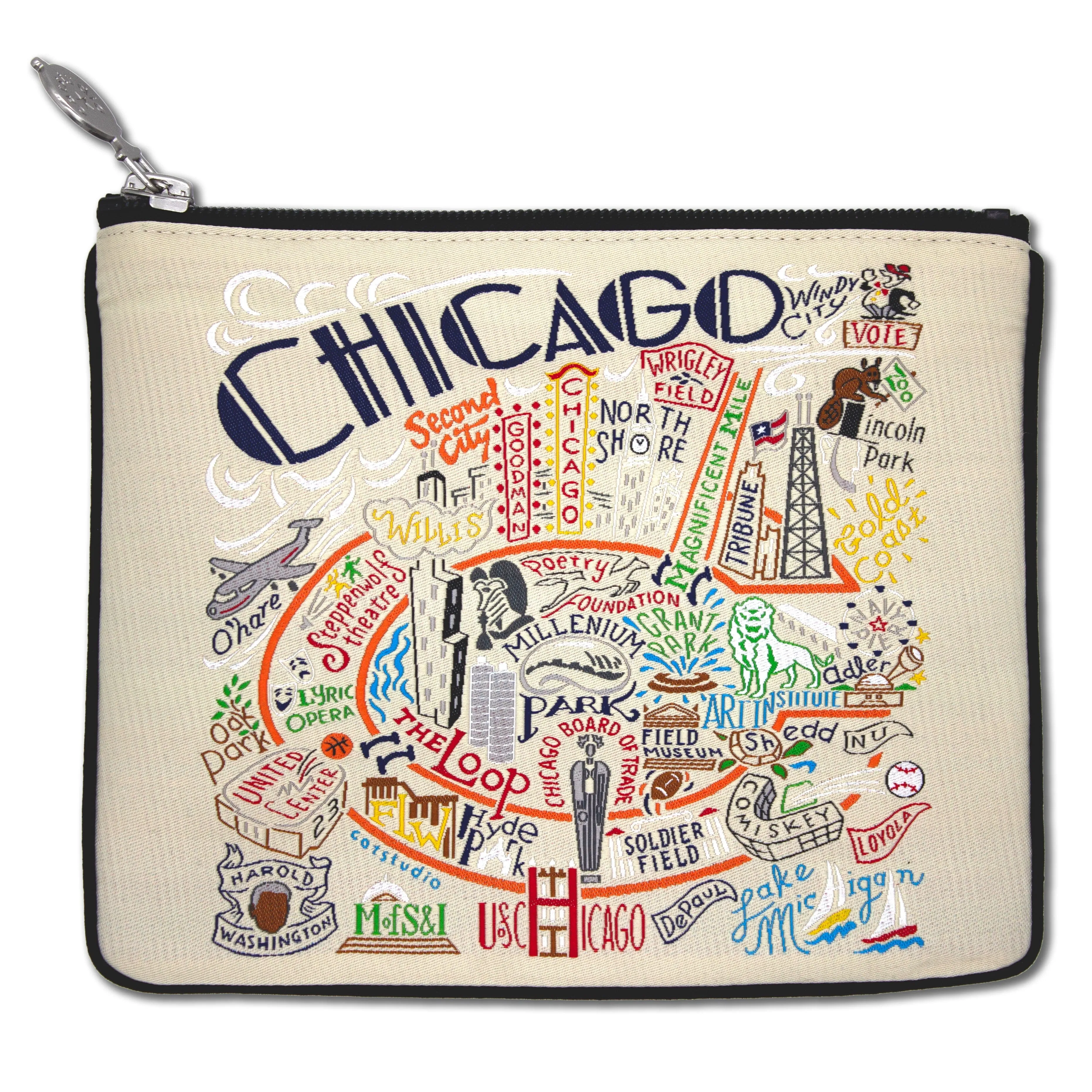 Chicago Zip Pouch - Natural