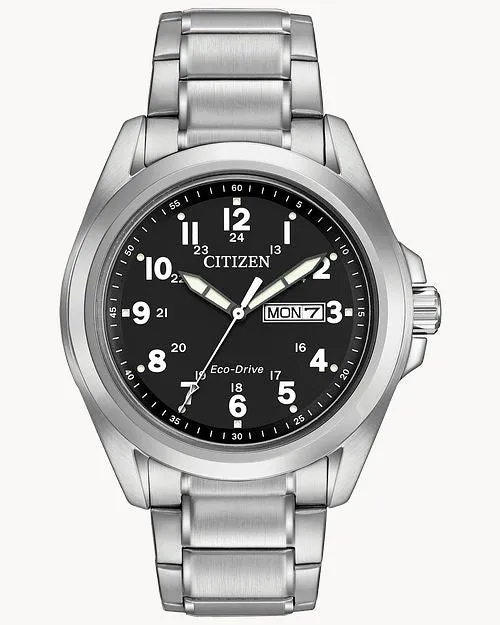 Citizen Garrison Men's Eco-Drive Steel Sports Watch AW0050-82E