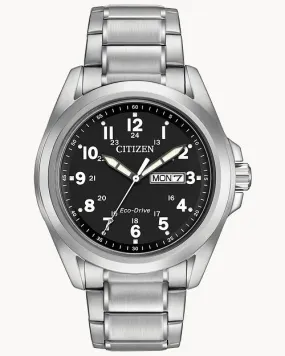 Citizen Garrison Men's Eco-Drive Steel Sports Watch AW0050-82E