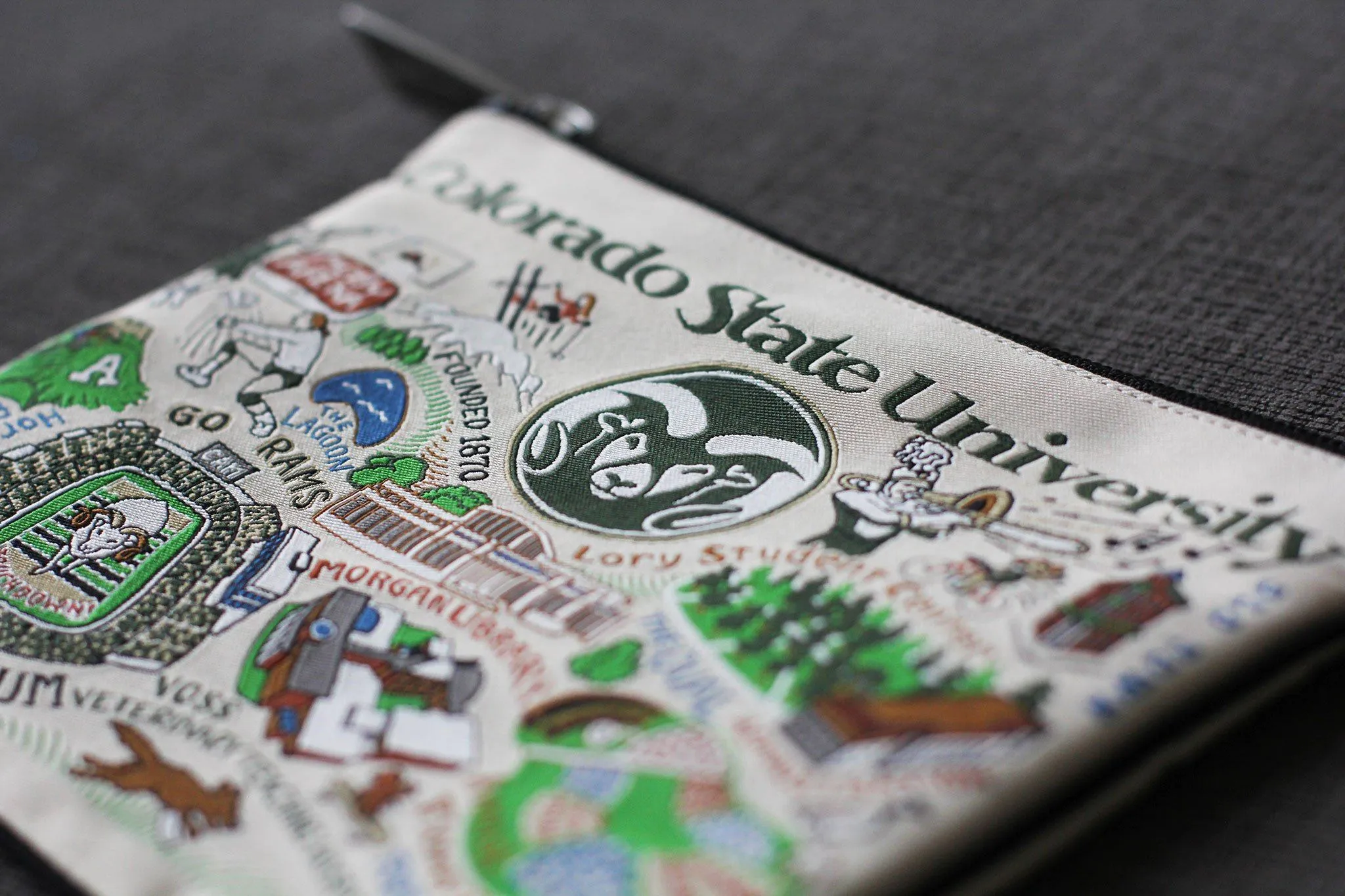 Colorado State University Collegiate Zip Pouch