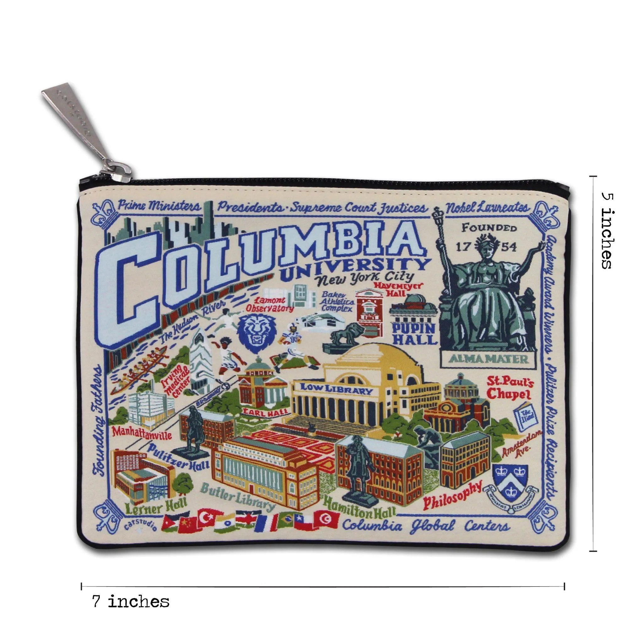 Columbia University Collegiate Zip Pouch