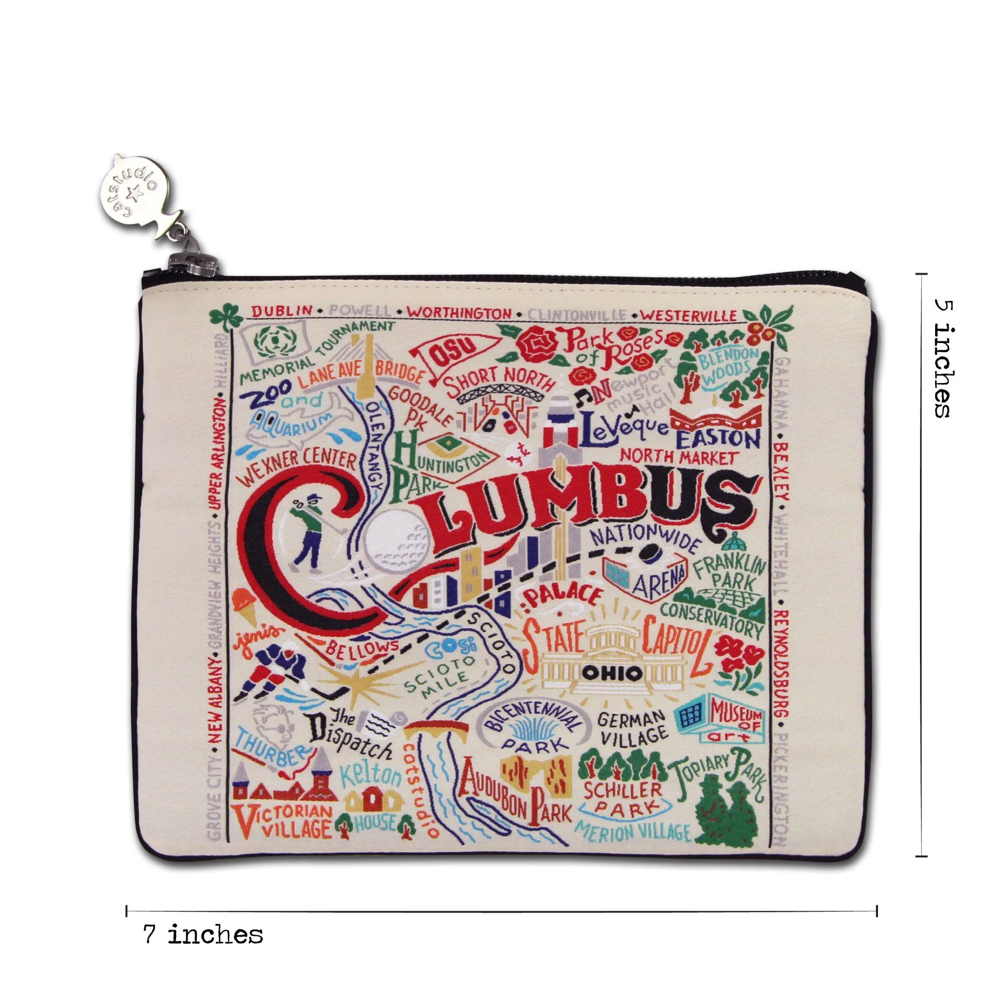 Columbus Zip Pouch