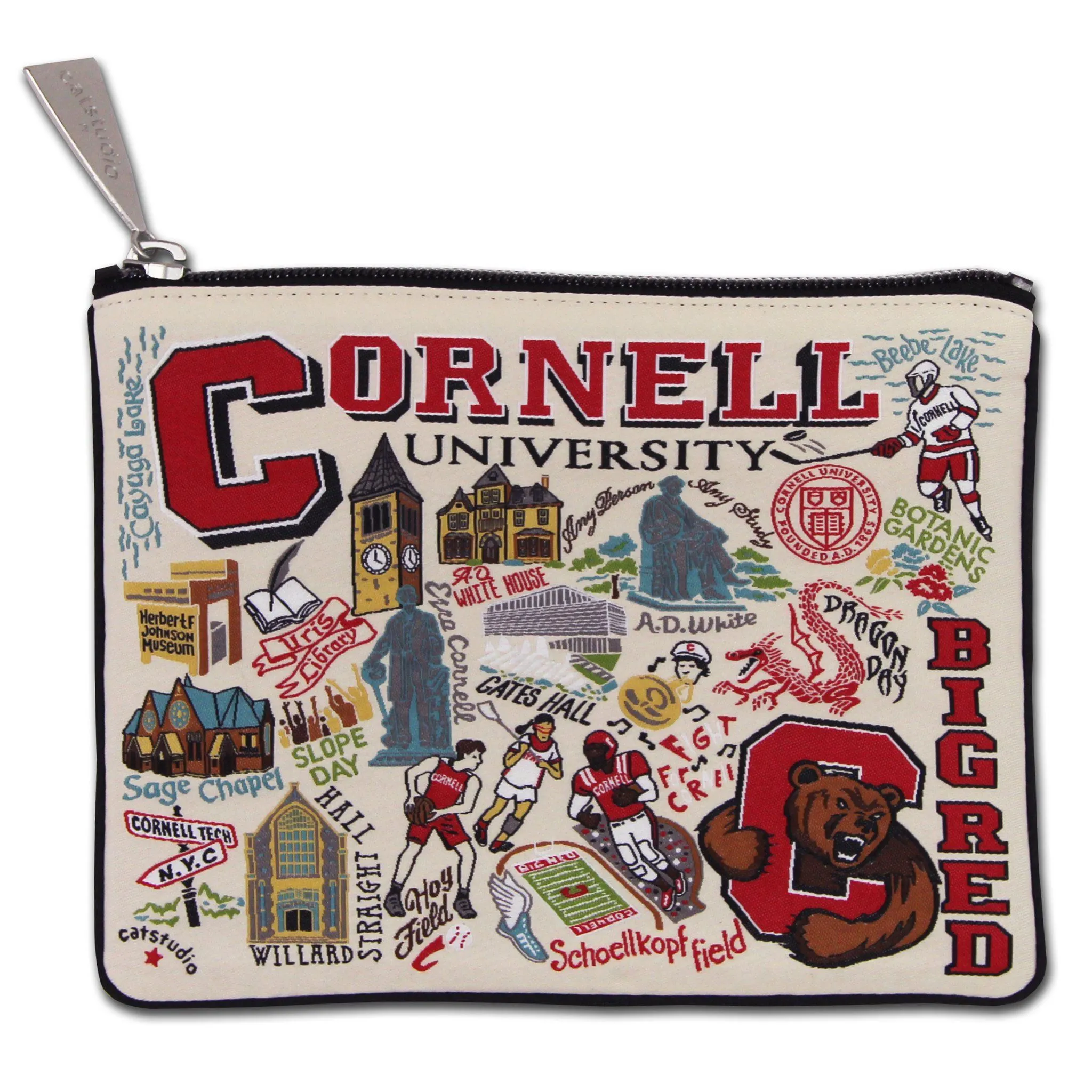 Cornell University Collegiate Zip Pouch