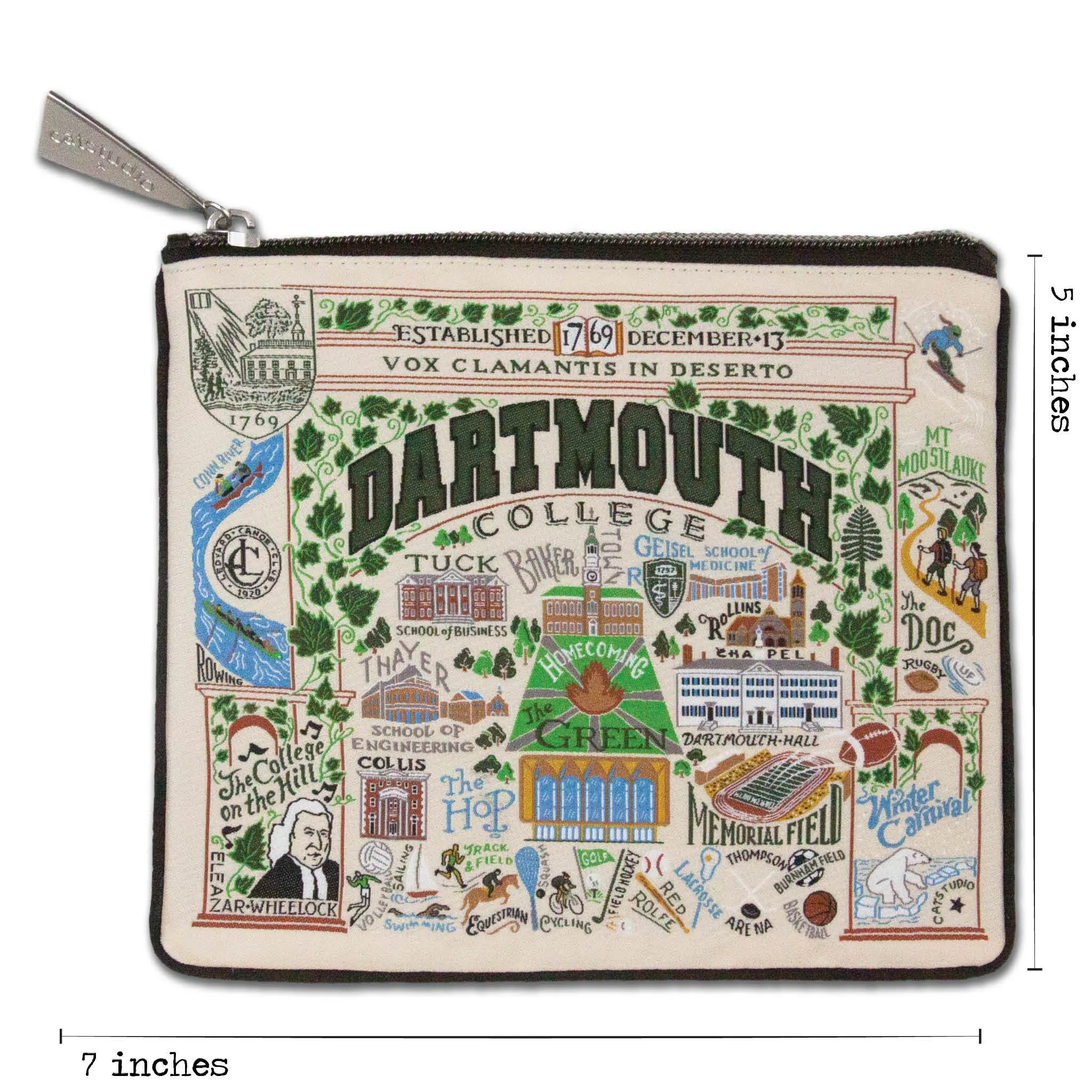 Dartmouth College Collegiate Zip Pouch