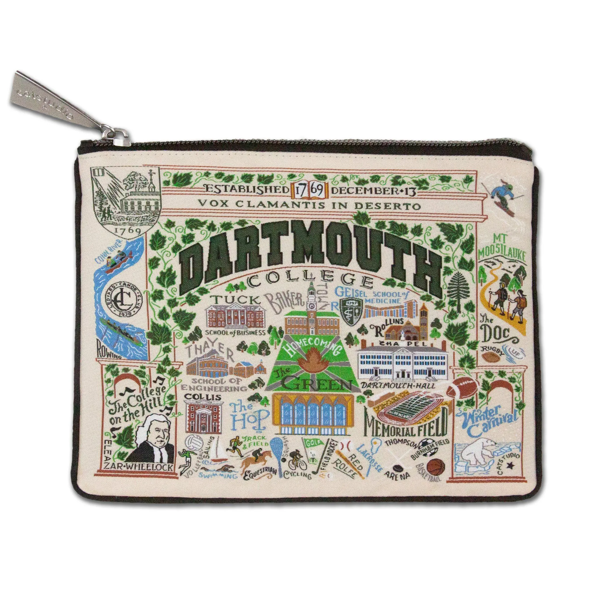 Dartmouth College Collegiate Zip Pouch