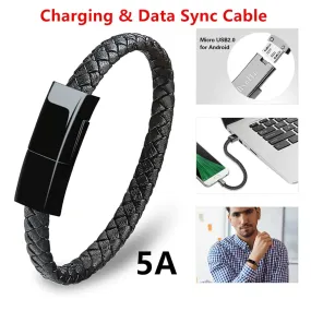 Data Charging Bracelet Cord for iPhones