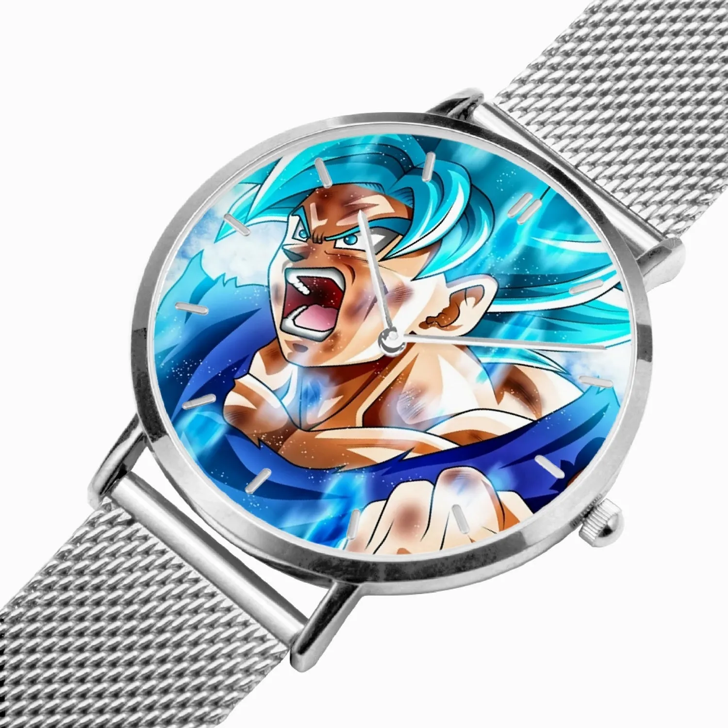 DBZ-Store Awesome Goku Blue Kaioken Powerup Watch