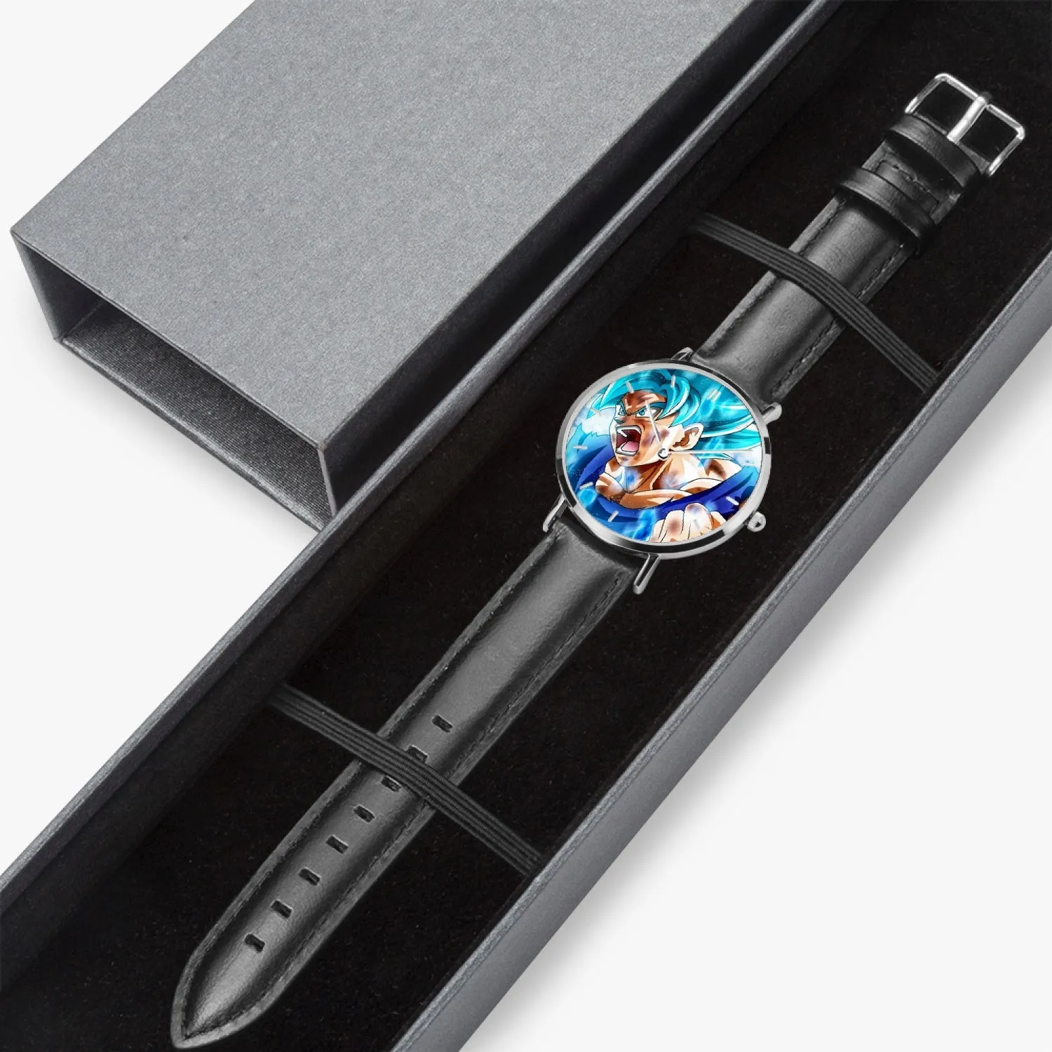 DBZ-Store Awesome Goku Blue Kaioken Powerup Watch