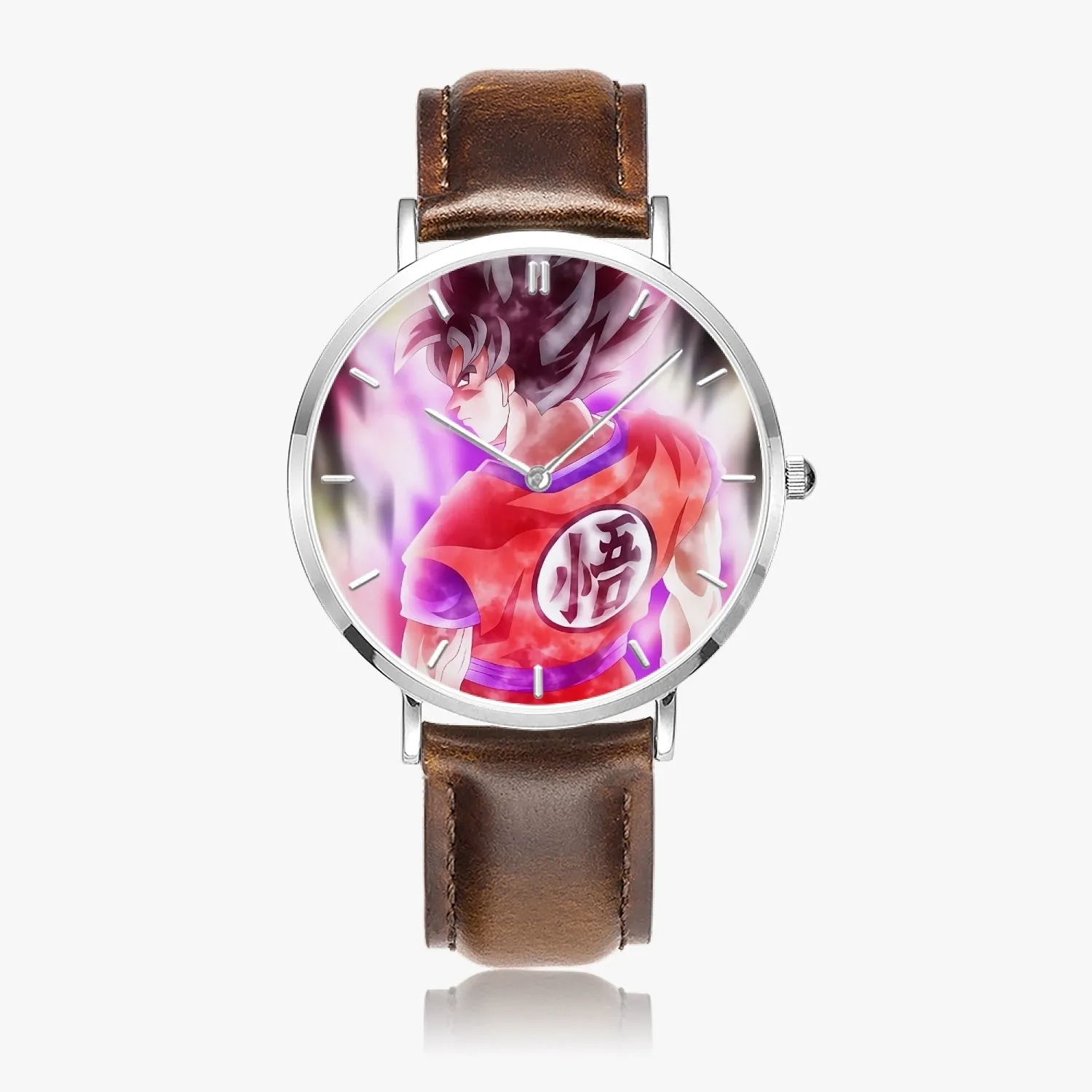 DBZ-Store Awesome Super Goku Kaioken Cool Purple Aura Watch