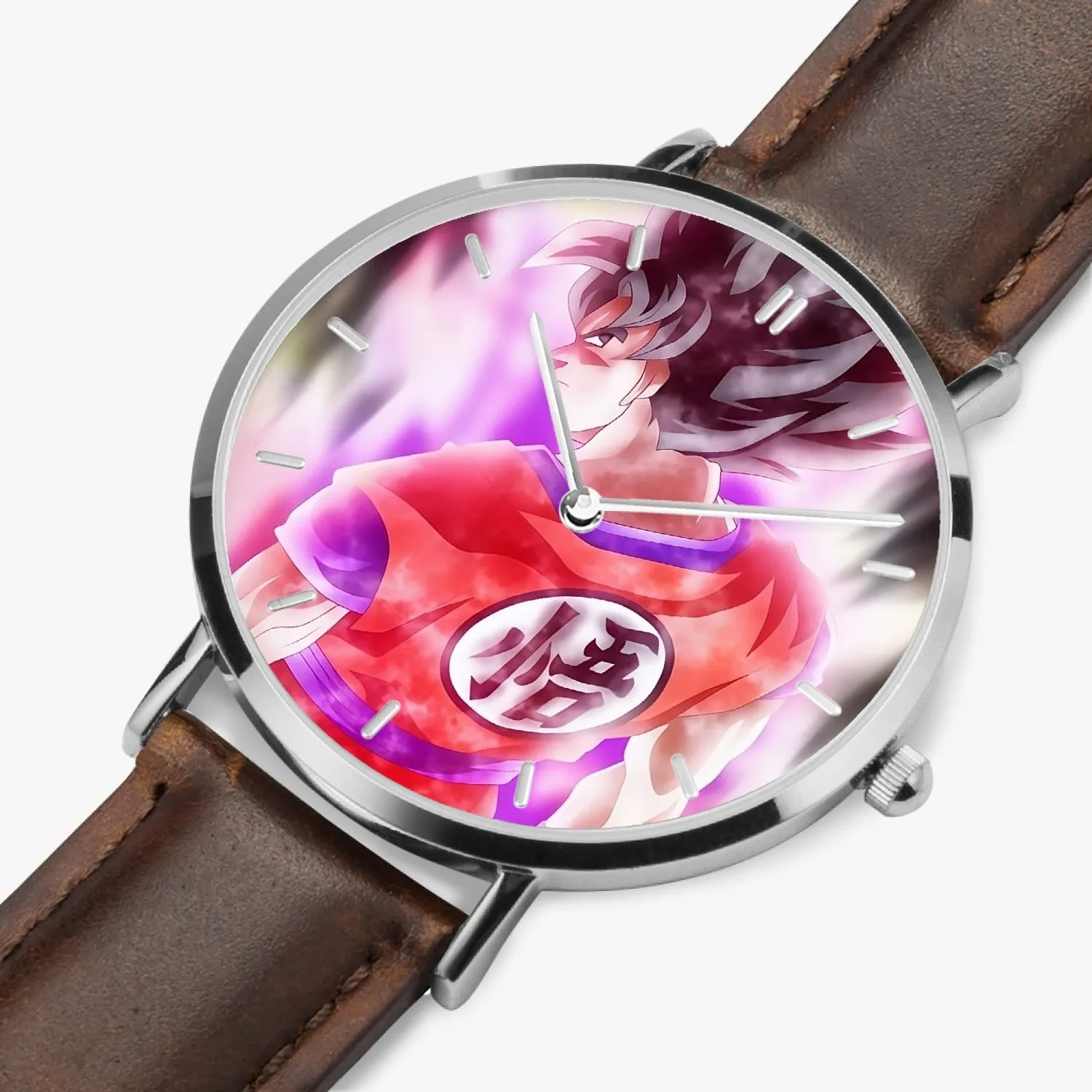 DBZ-Store Awesome Super Goku Kaioken Cool Purple Aura Watch