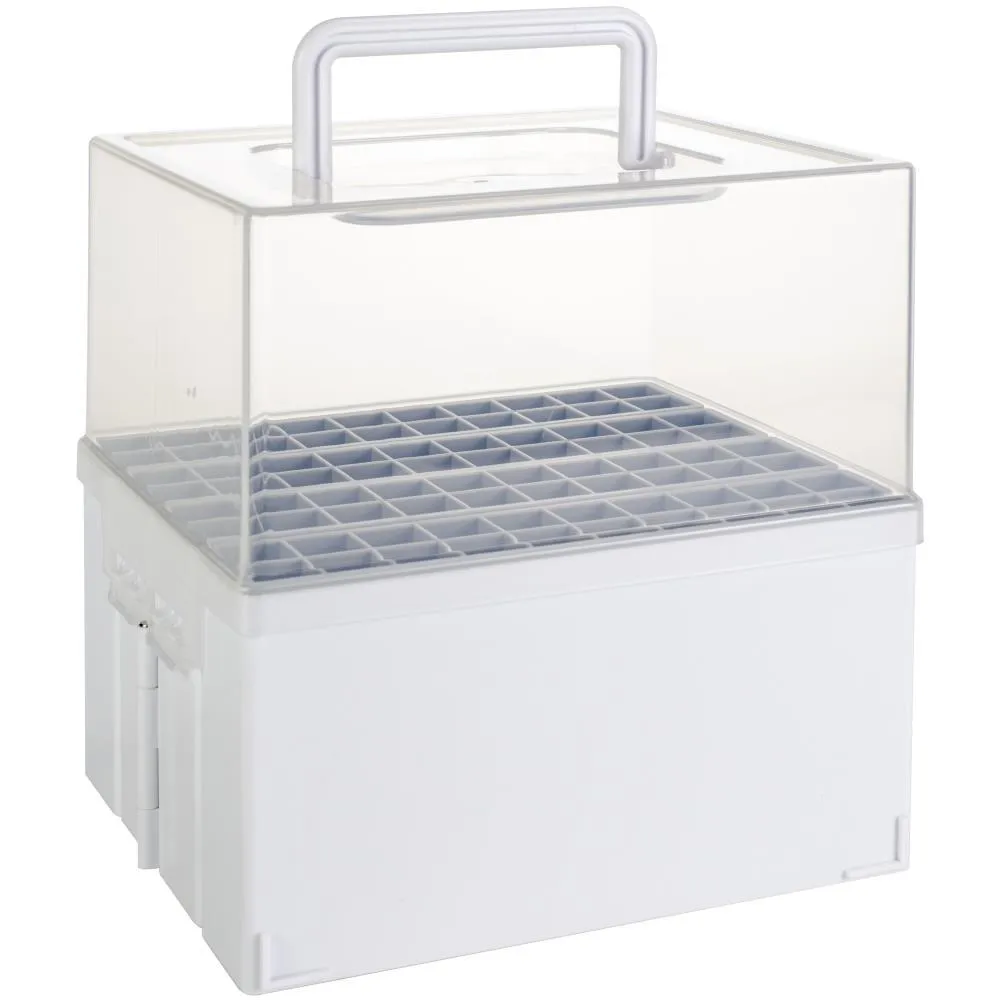 Deflecto Expandable Marker Accordion Organiser White/Clear*