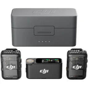 DJI Mic 2 Wireless Microphone Kit - (2 TX   1 RX   Charging Case)