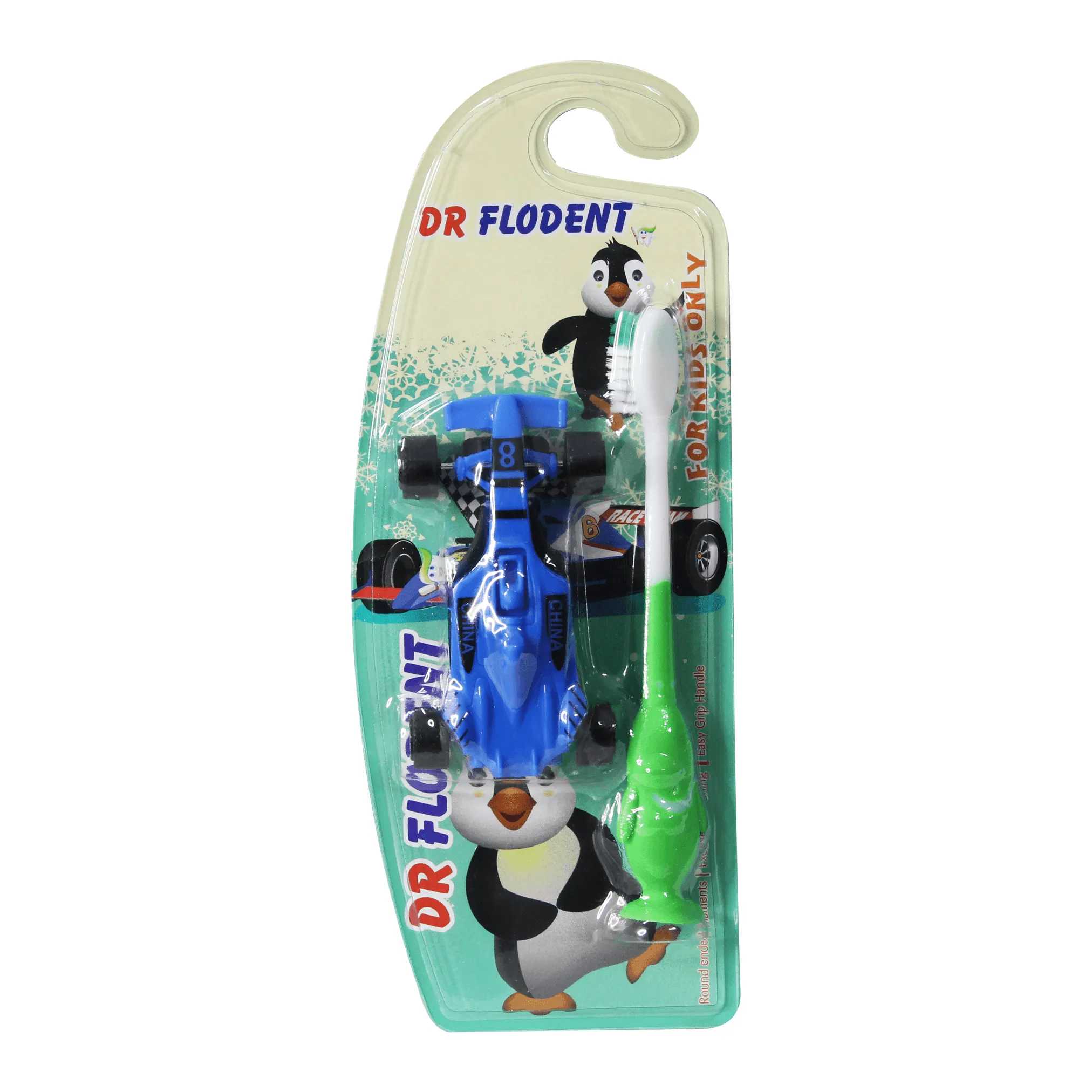 Dr Flodent Kids Toothbrush Extra Soft With Car Toy