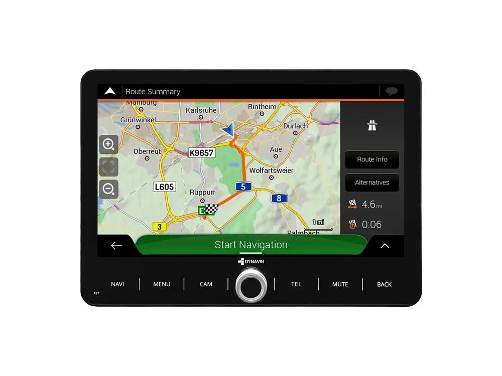 Dynavin 8 Pro Radio Navigation Jeep Wrangler JK (07-18) 10.1" Touchscreen Android Auto / Apple Carplay