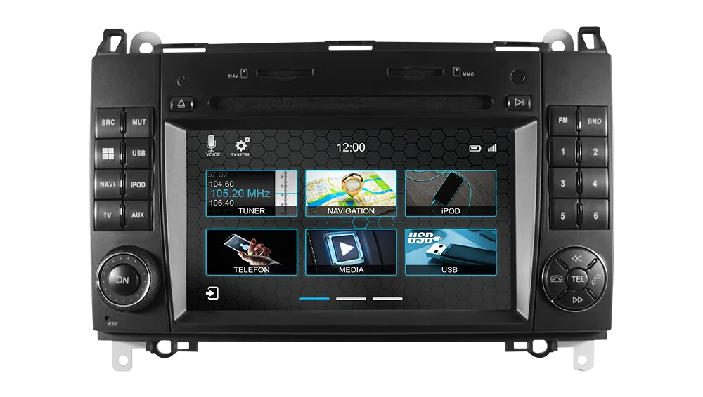 Dynavin N7 Pro Radio Navigation Mercedes Sprinter II W906 (06-15) 7" Touchscreen Android Auto / Apple Carplay