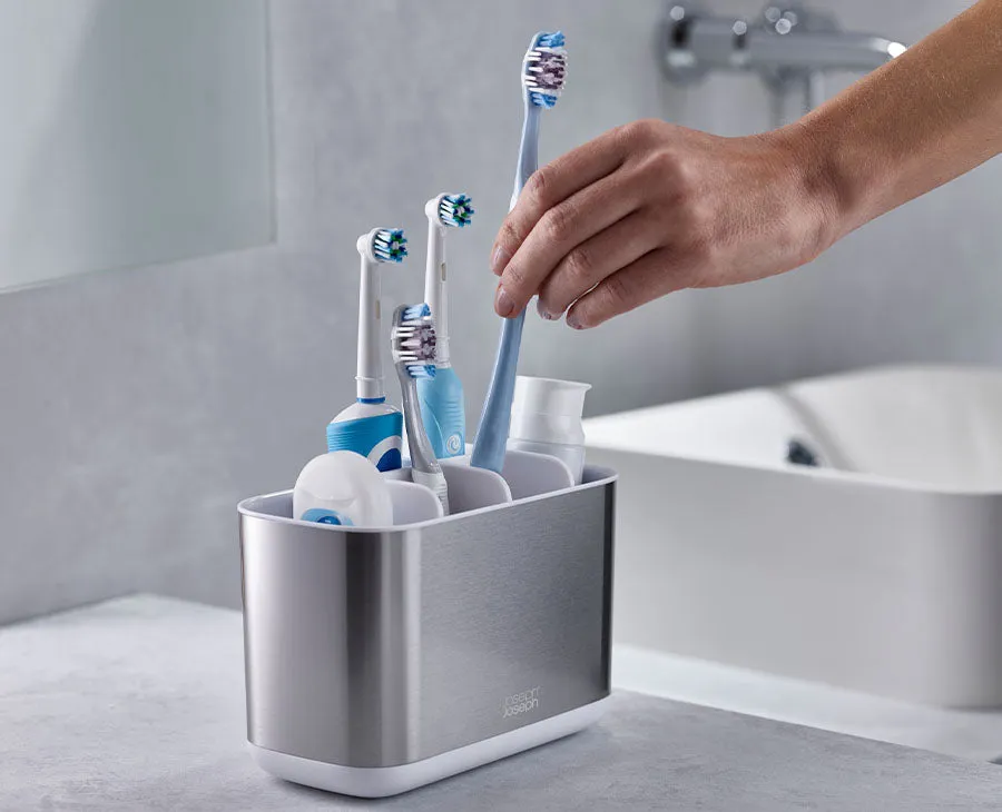 EasyStore™ Stainless-steel Large Toothbrush Holder