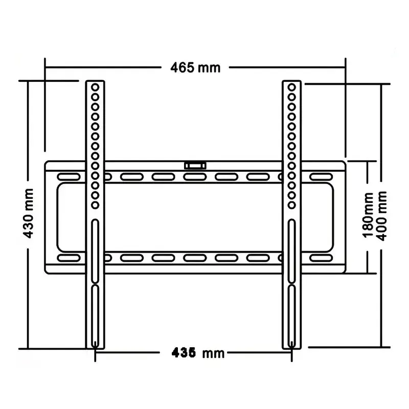 Economy Fixed Tv Wall Mount-SH 45F (Fits most 26" ~ 70" Screen,  Max. VESA:	400X400mm, Capacity 30kg)