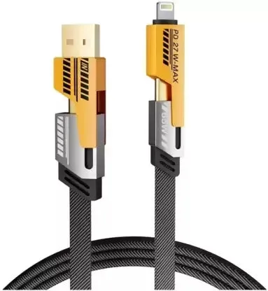 Fast Charging Cable for All Mobiles (4-in-1, 1 Meter)