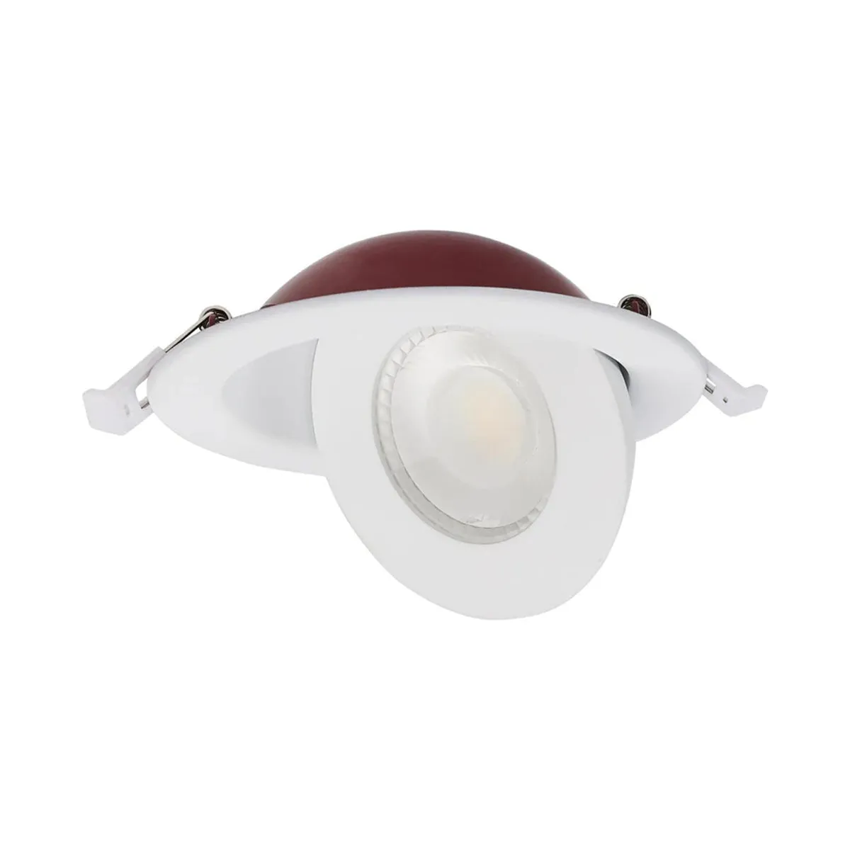 Fire Rated 4 Inch Canless LED Recessed Light, 650 Lumens, Selectable CCT, Adjustable Trim