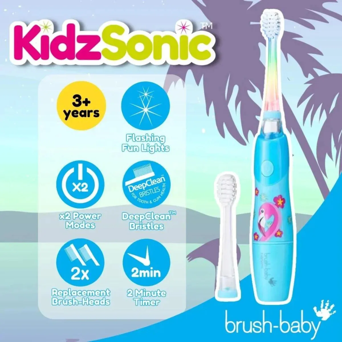 Flamingo KidzSonic® Kids Electric Toothbrush