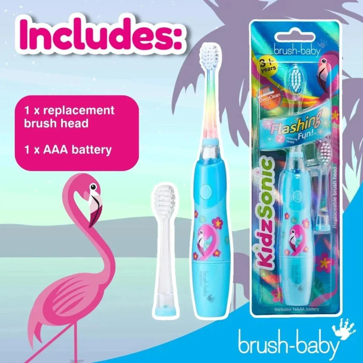 Flamingo KidzSonic® Kids Electric Toothbrush