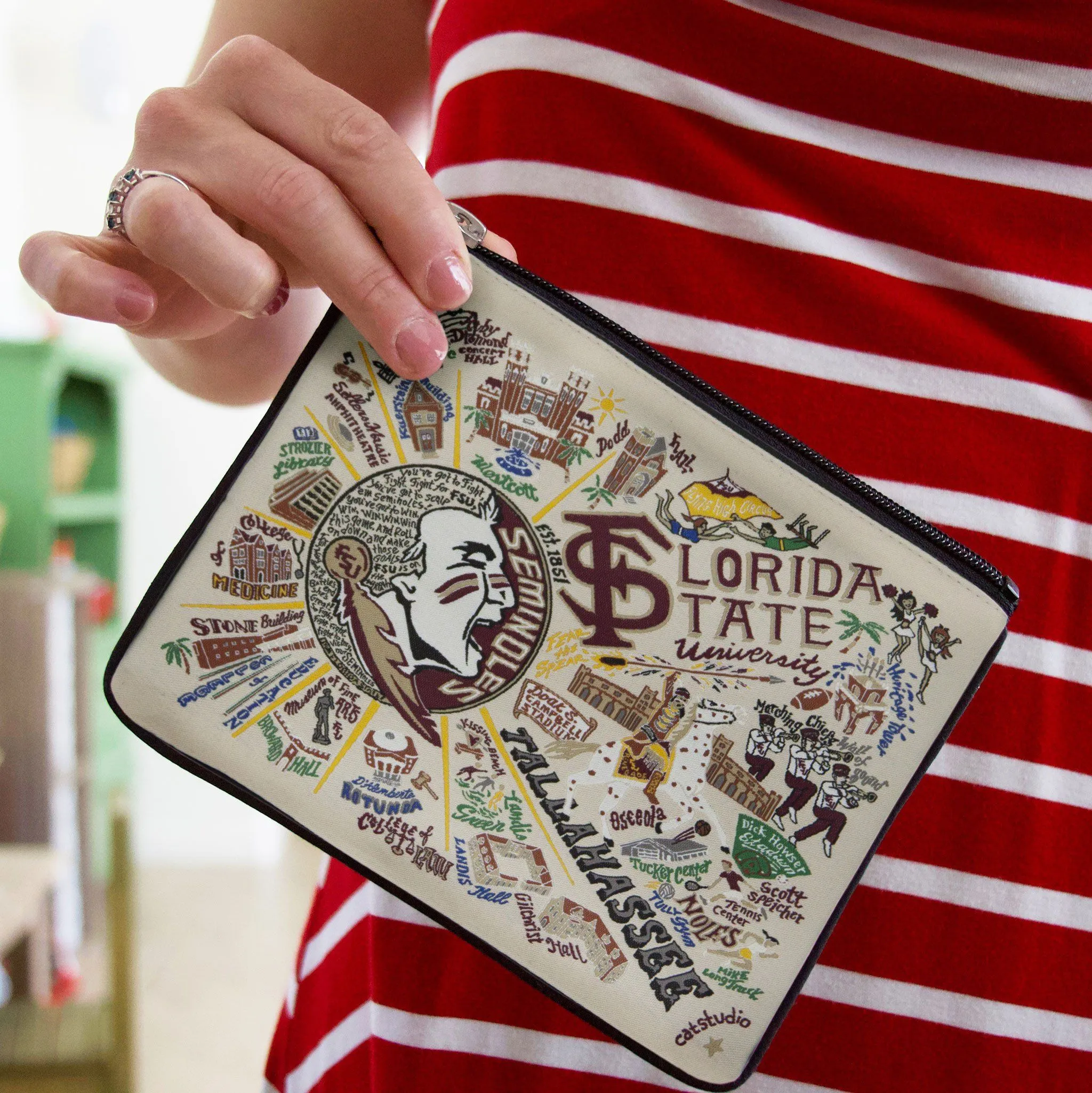 Florida State University Zip Pouch