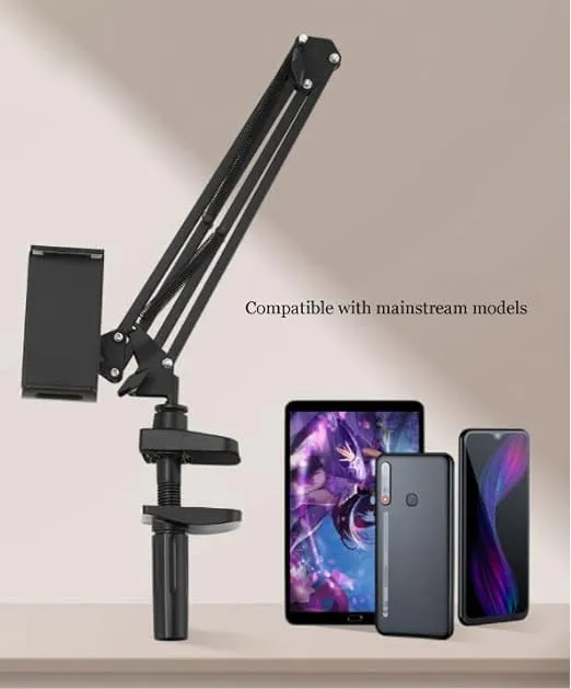 Foldable mobile phone holder black