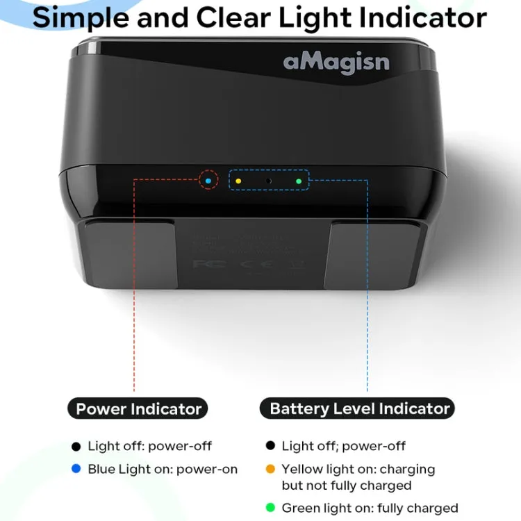 For Insta360 X4 AMagisn Battery Charger Charging Seat Camera Accessories