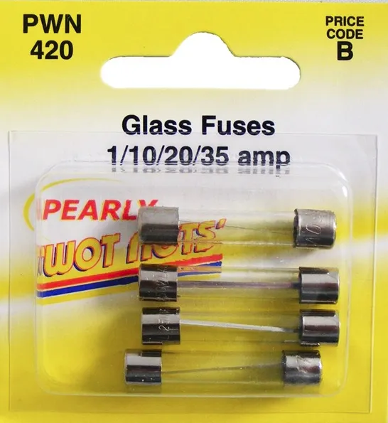 Fuses - Assorted Glass - Pack Of 4