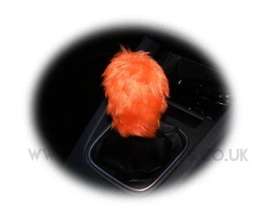 Fuzzy faux fur Gear knob stick shift cover choose your colour