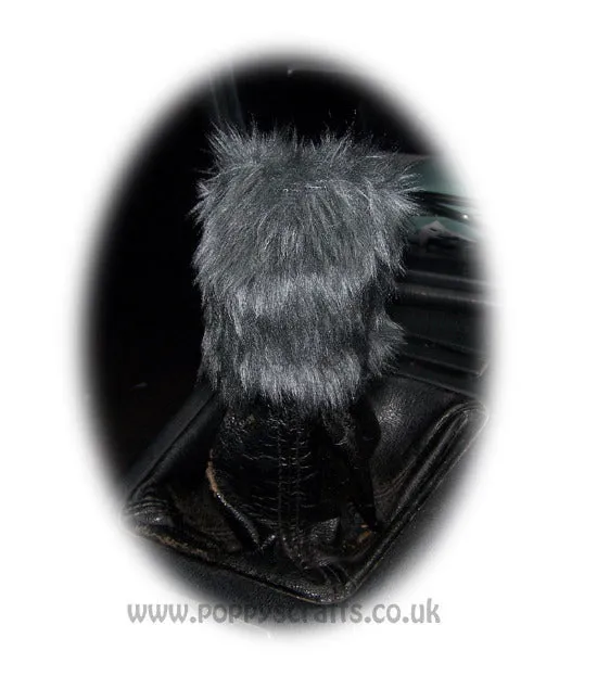 Fuzzy faux fur Gear knob stick shift cover choose your colour