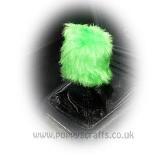 Fuzzy faux fur Gear knob stick shift cover choose your colour