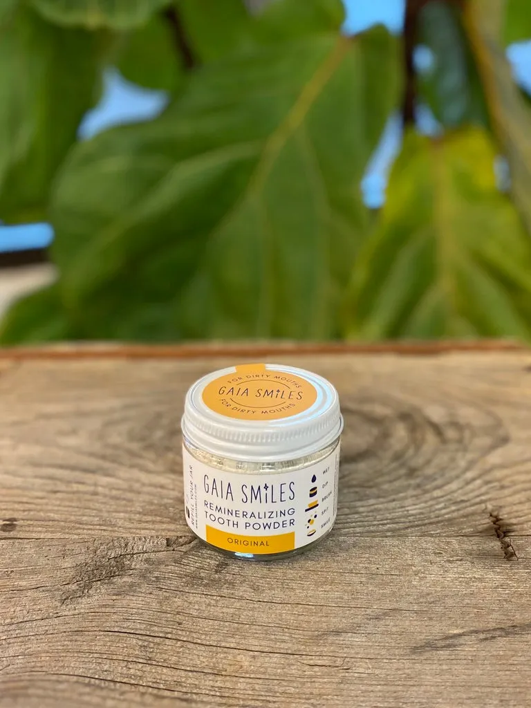 Gaia Smiles Remineralizing Tooth Powder- Original