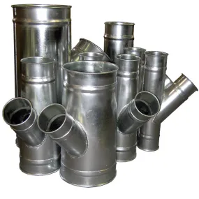 Galvanized Reducers for Clamp Together Duct