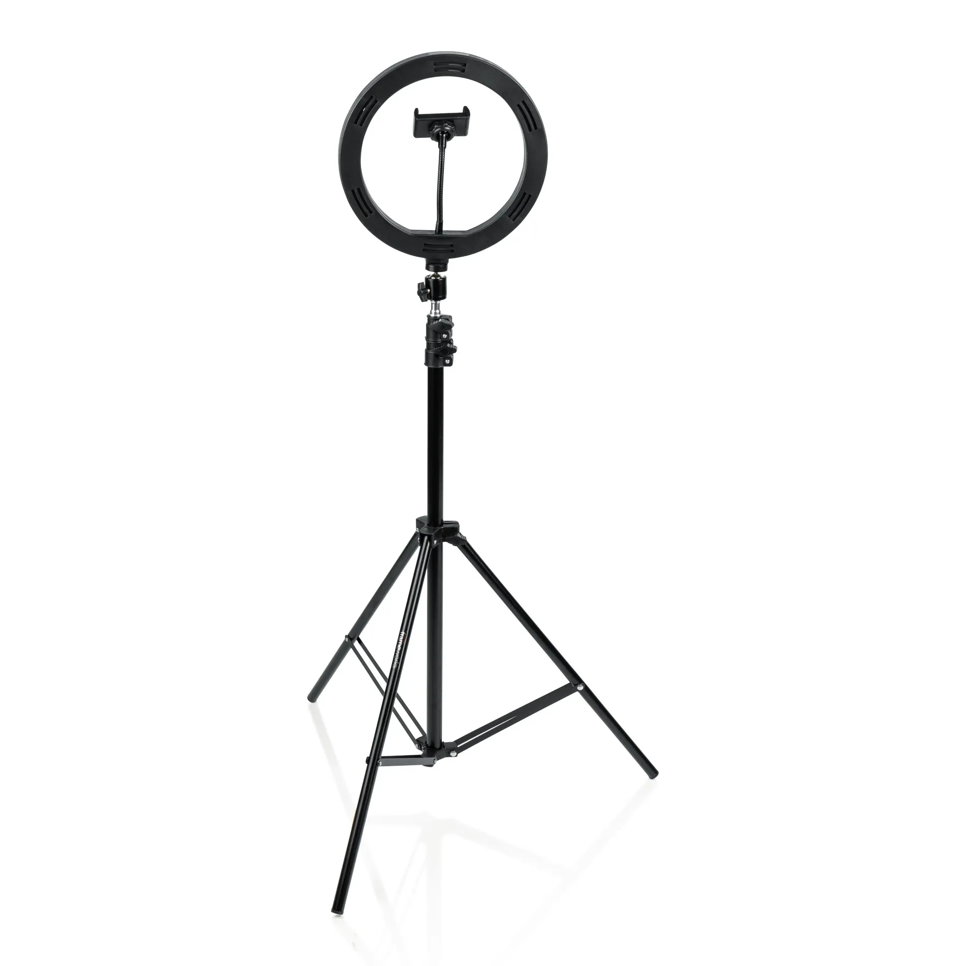 Gator Frameworks GFW-RINGLIGHTTRIPD Tripod Stand w/ Ring Light & Phone Holder