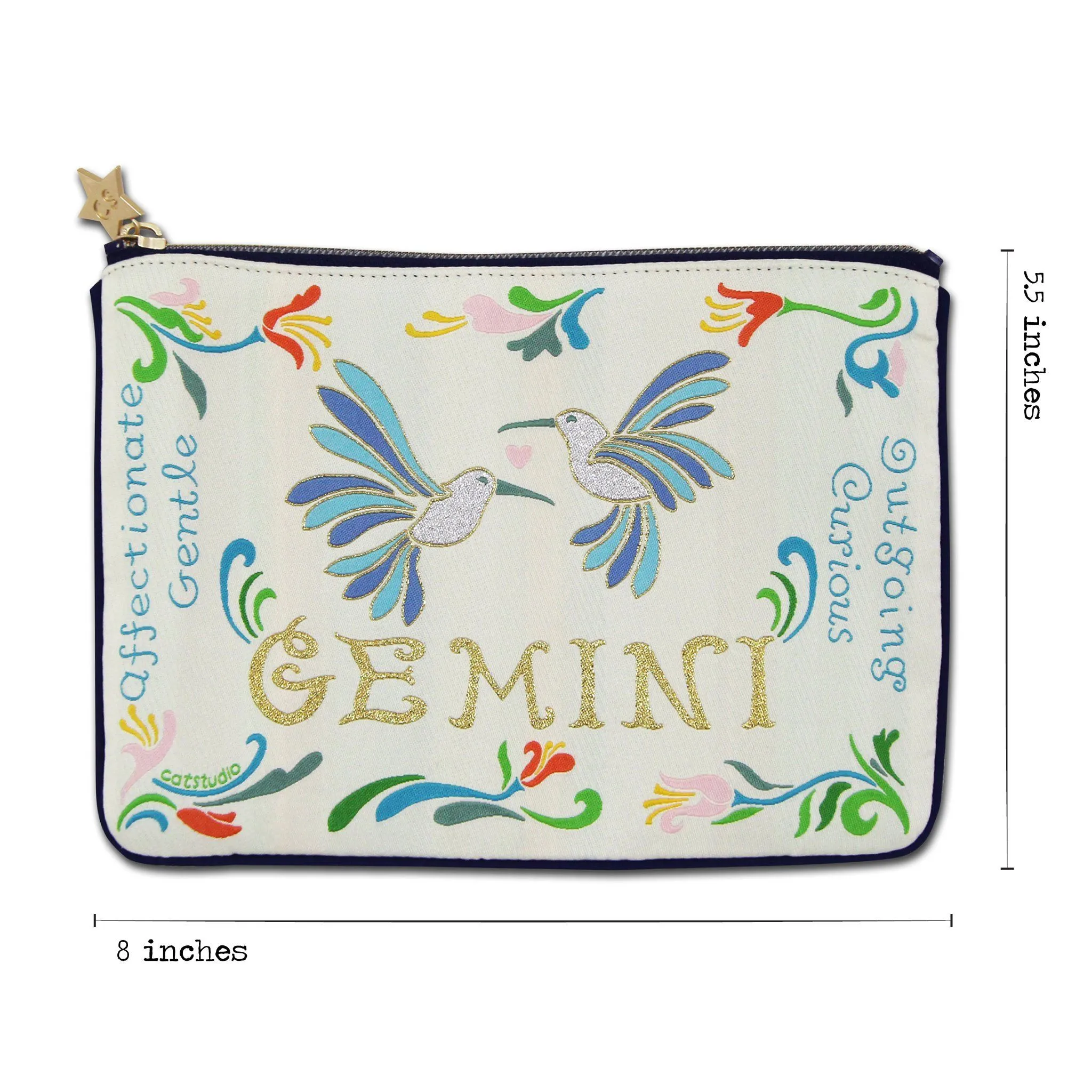 Gemini Astrology Zip Pouch