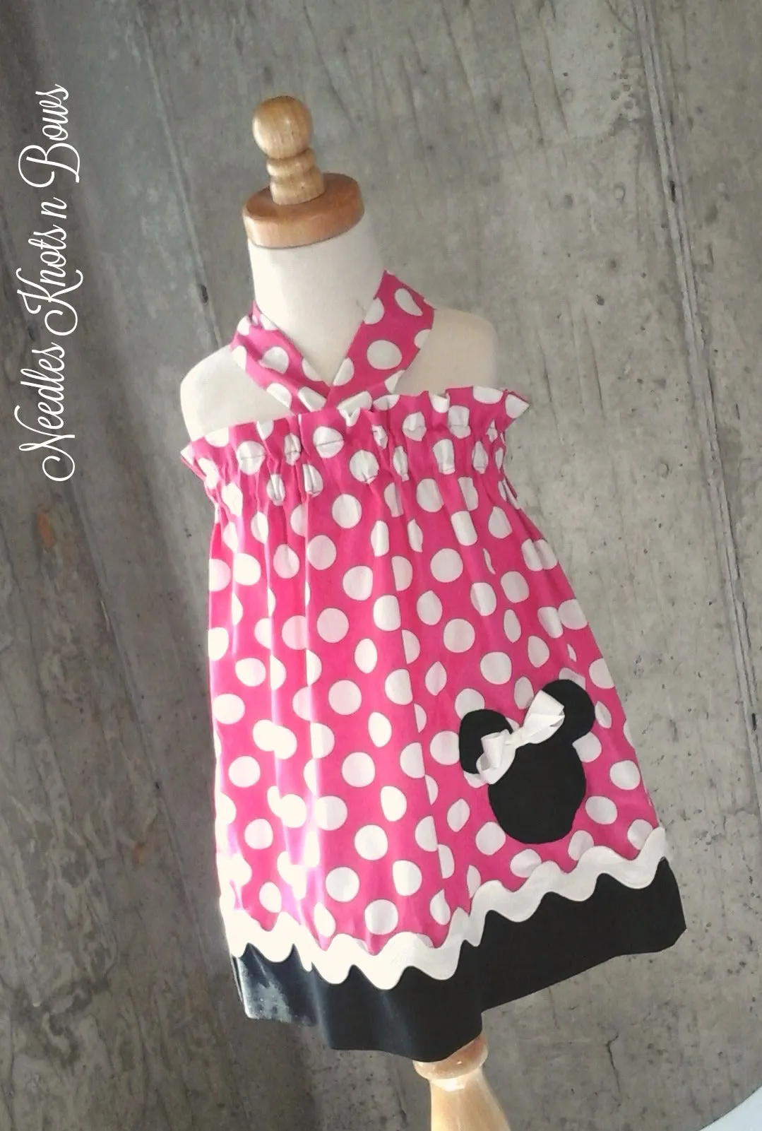 Girls First Minnie Mouse Birthday Dress, Second Birthday Dress