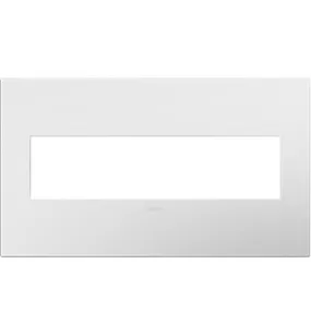 Gloss White, 4-Gang Wall Plate