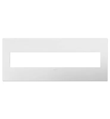 Gloss White, 6-Gang Wall Plate