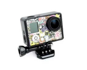 GoPro Border Standard Frame Mount for Hero 3 / 3  / 4 Camera - Black