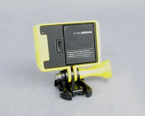 GoPro Border Standard Frame Mount for Hero 3 / 3  / 4 Camera - Yellow