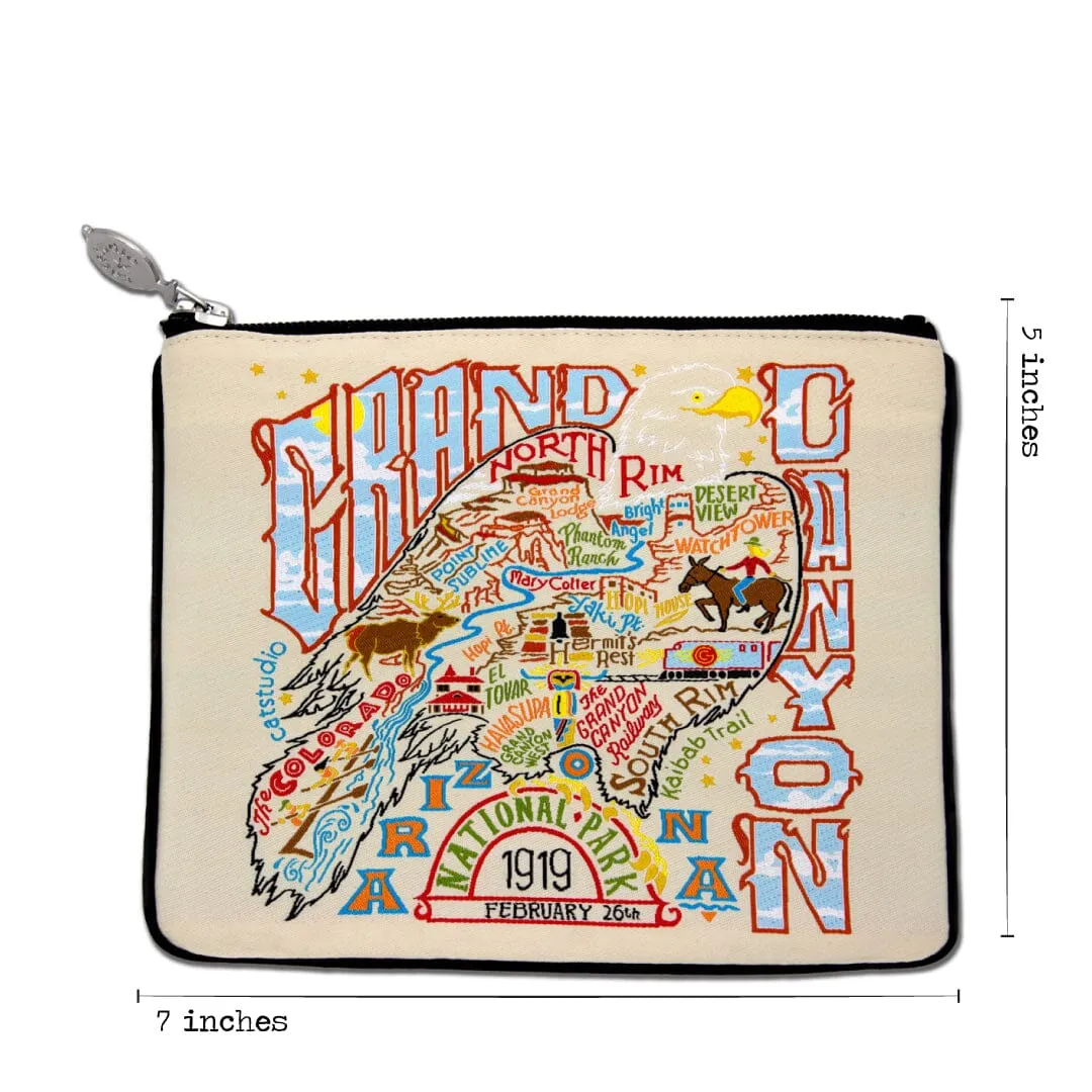 Grand Canyon Zip Pouch - Natural