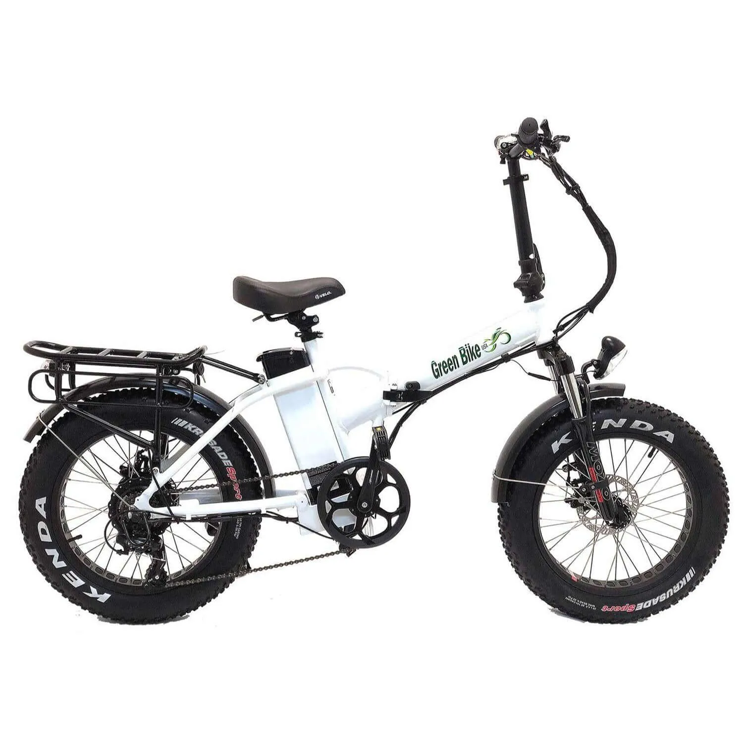 Green Bike USA GB1 Fat Tire City Folding Electric Bike